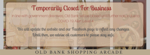 Temporary Closing Banner Level 4