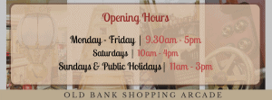 Summer Opening Hours